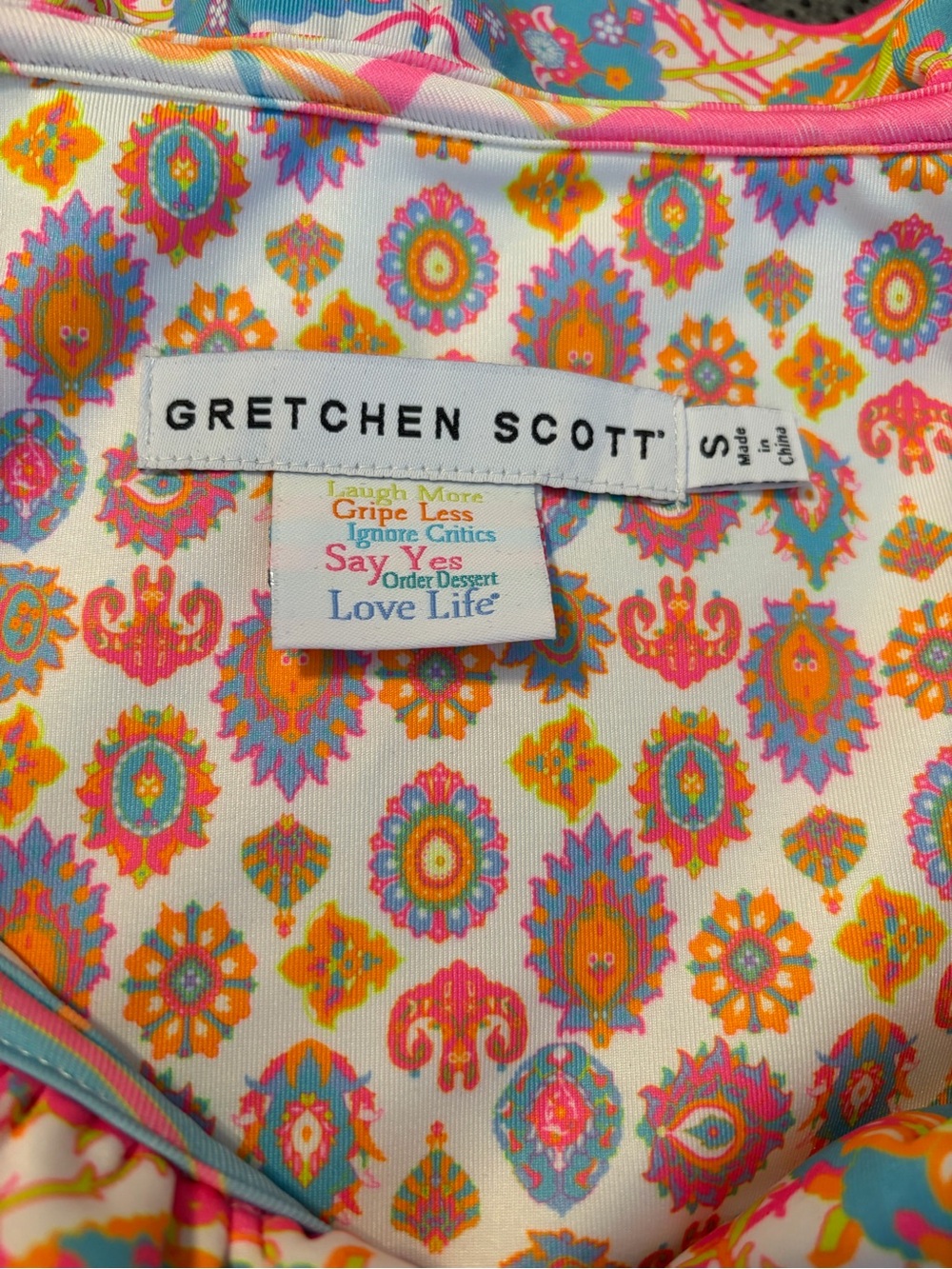 Gretchen Scott Bright Floral Dress Size Small - Picture 2 of 5